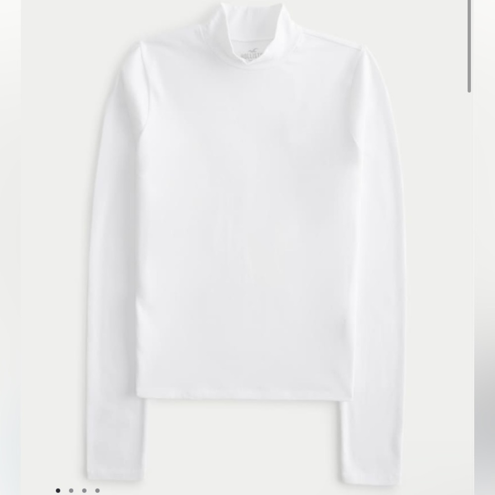 Hollister white long sleeve